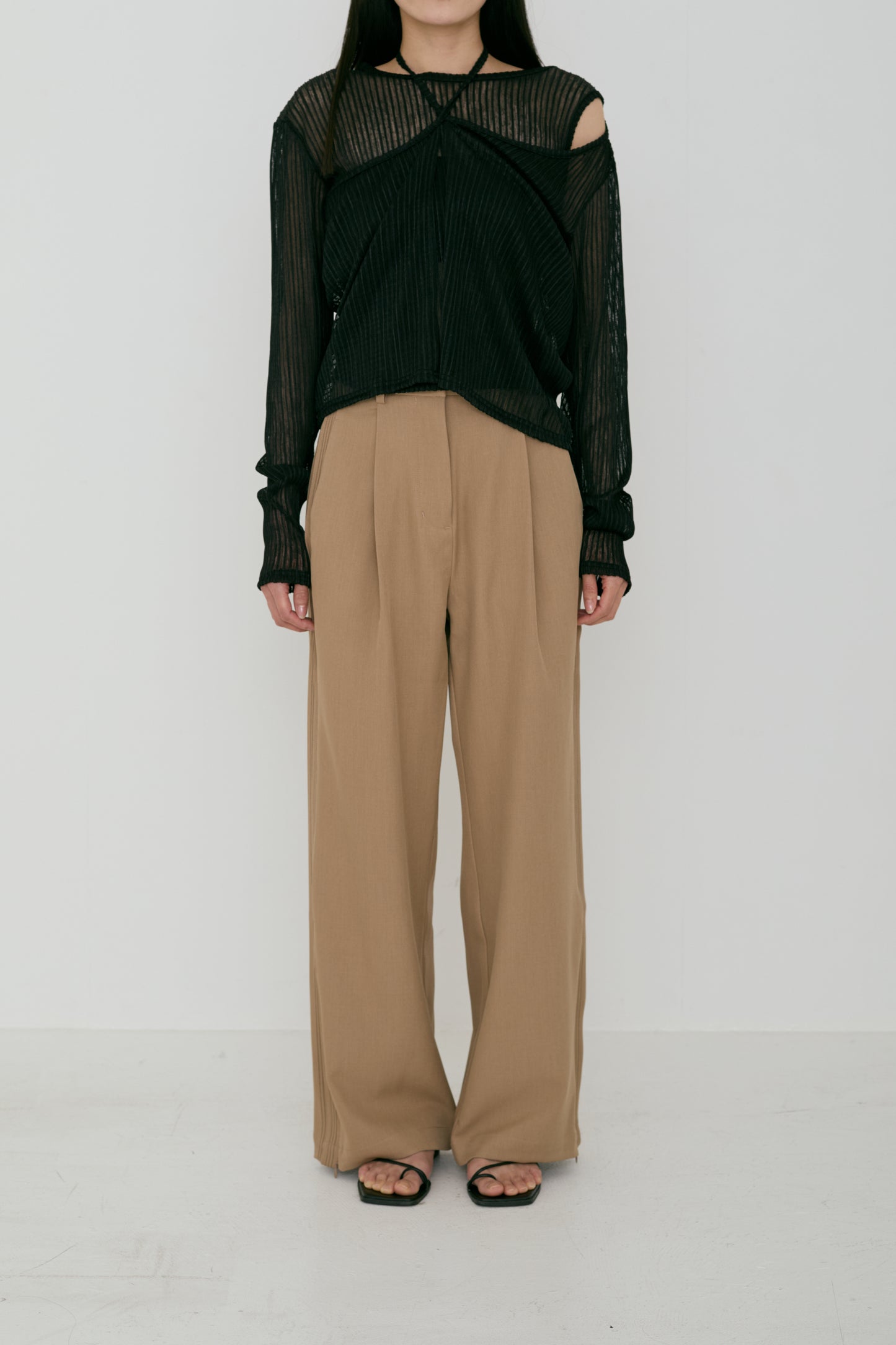 random pleats tops (japan made)