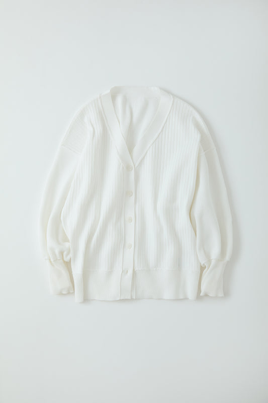 Linking air knit cardigan