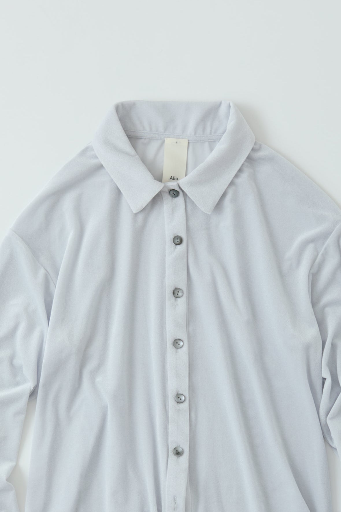 <Re stock> Sheer velour shirt (japan made)