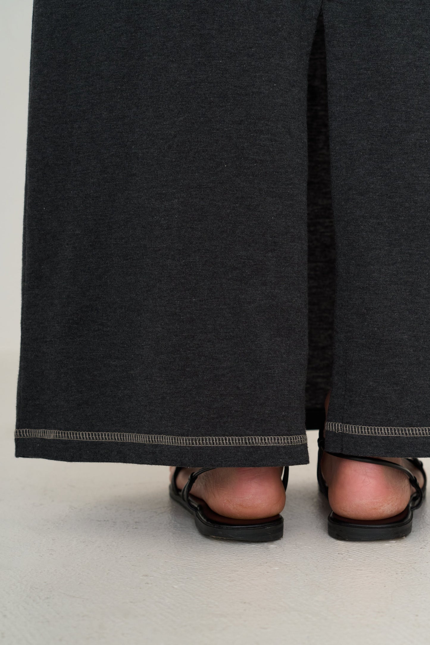 slit cotton skirt (japan made)