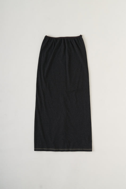 slit cotton skirt (japan made)