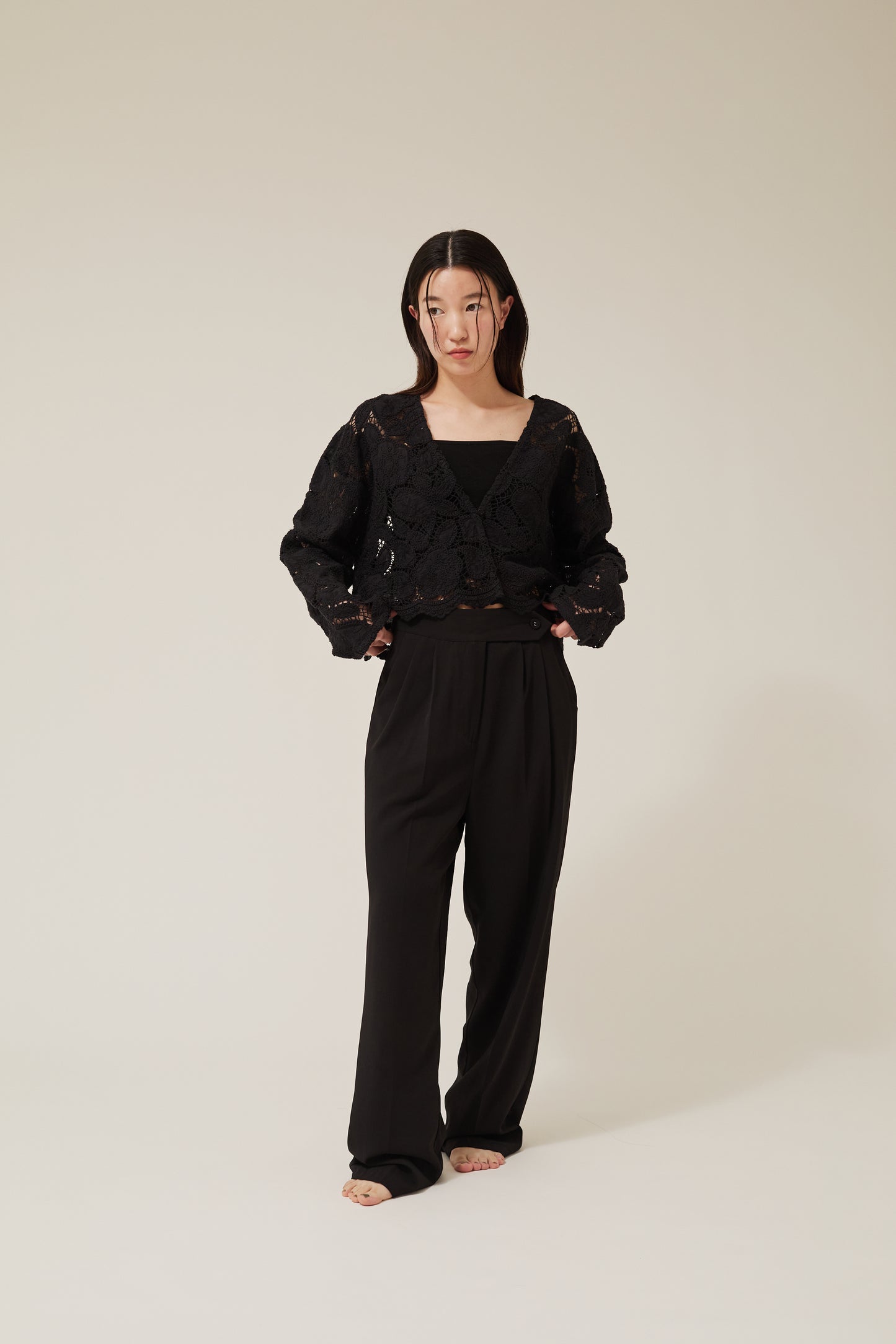 embroidery lase gown