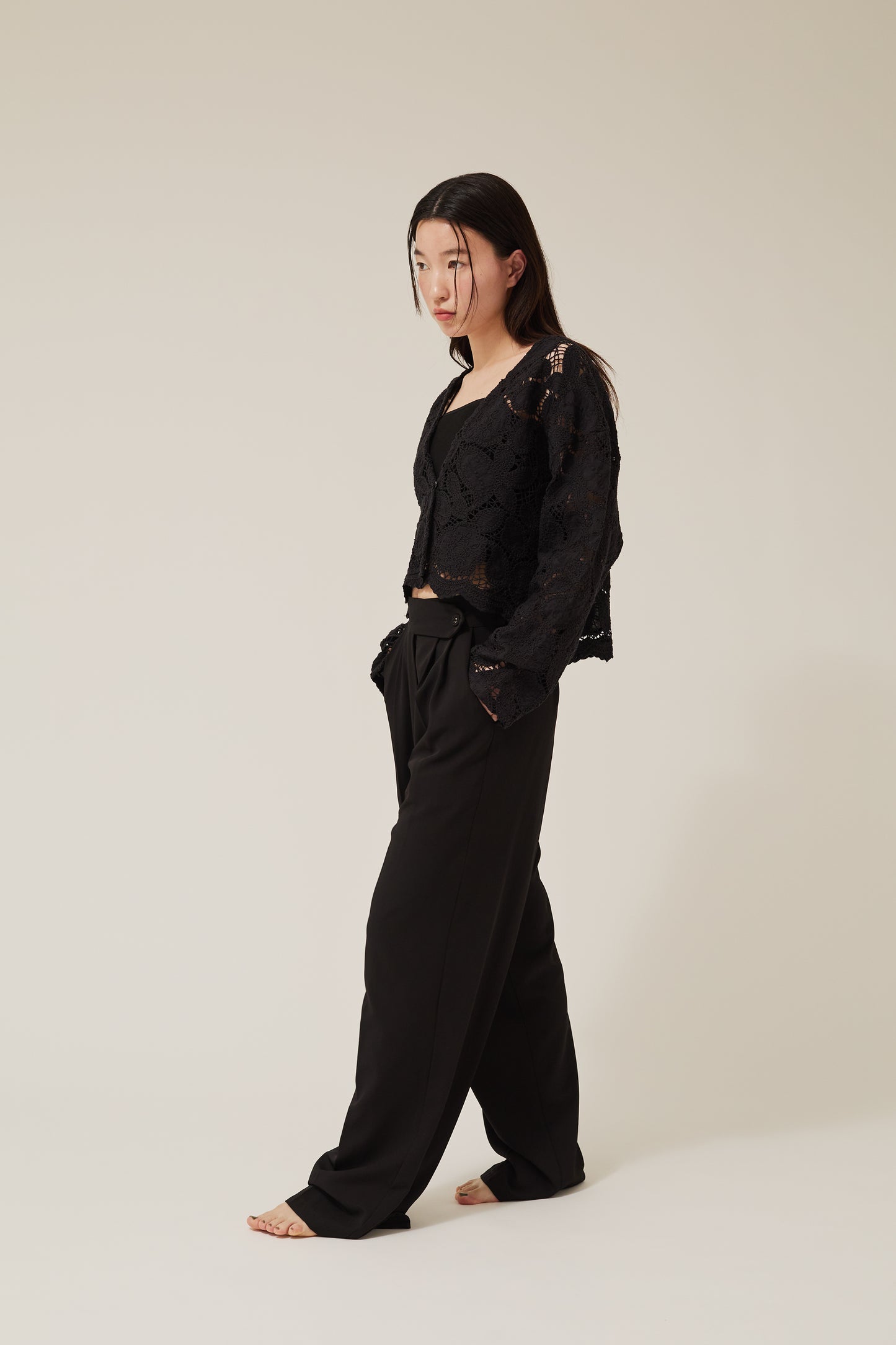 embroidery lase gown