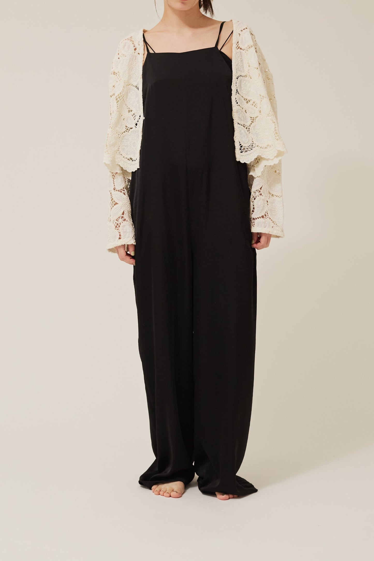 embroidery lase gown