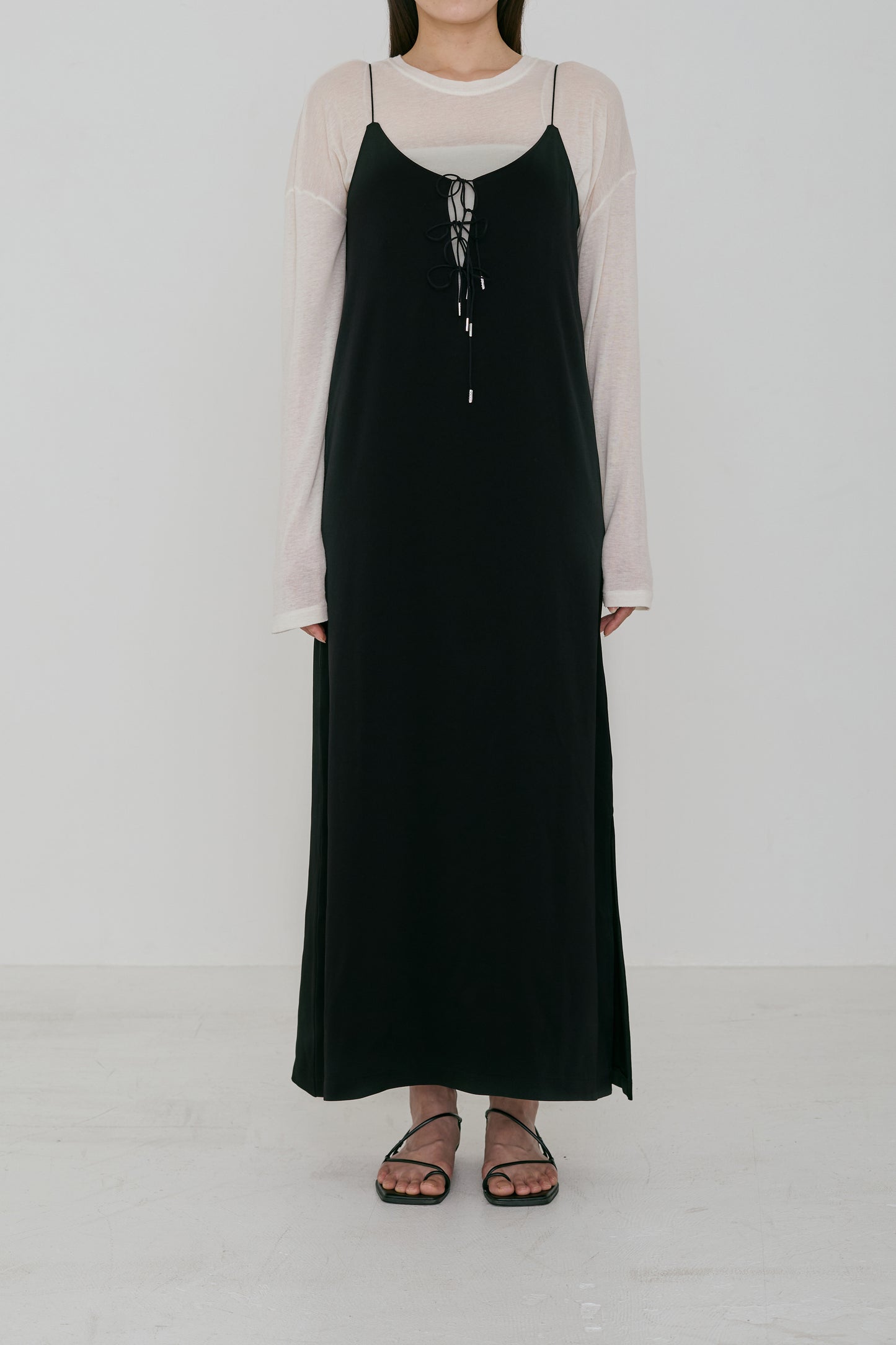 <RE STOCK> Ribon cami dress (japan made)