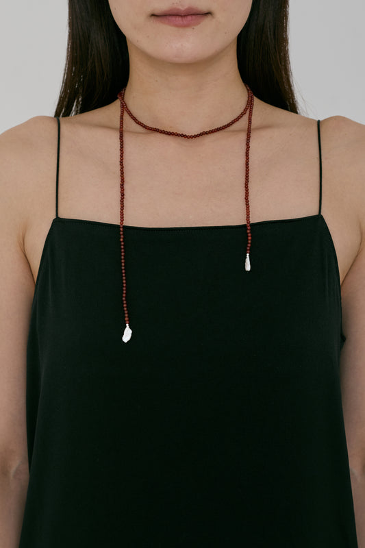 stone lariat necklace