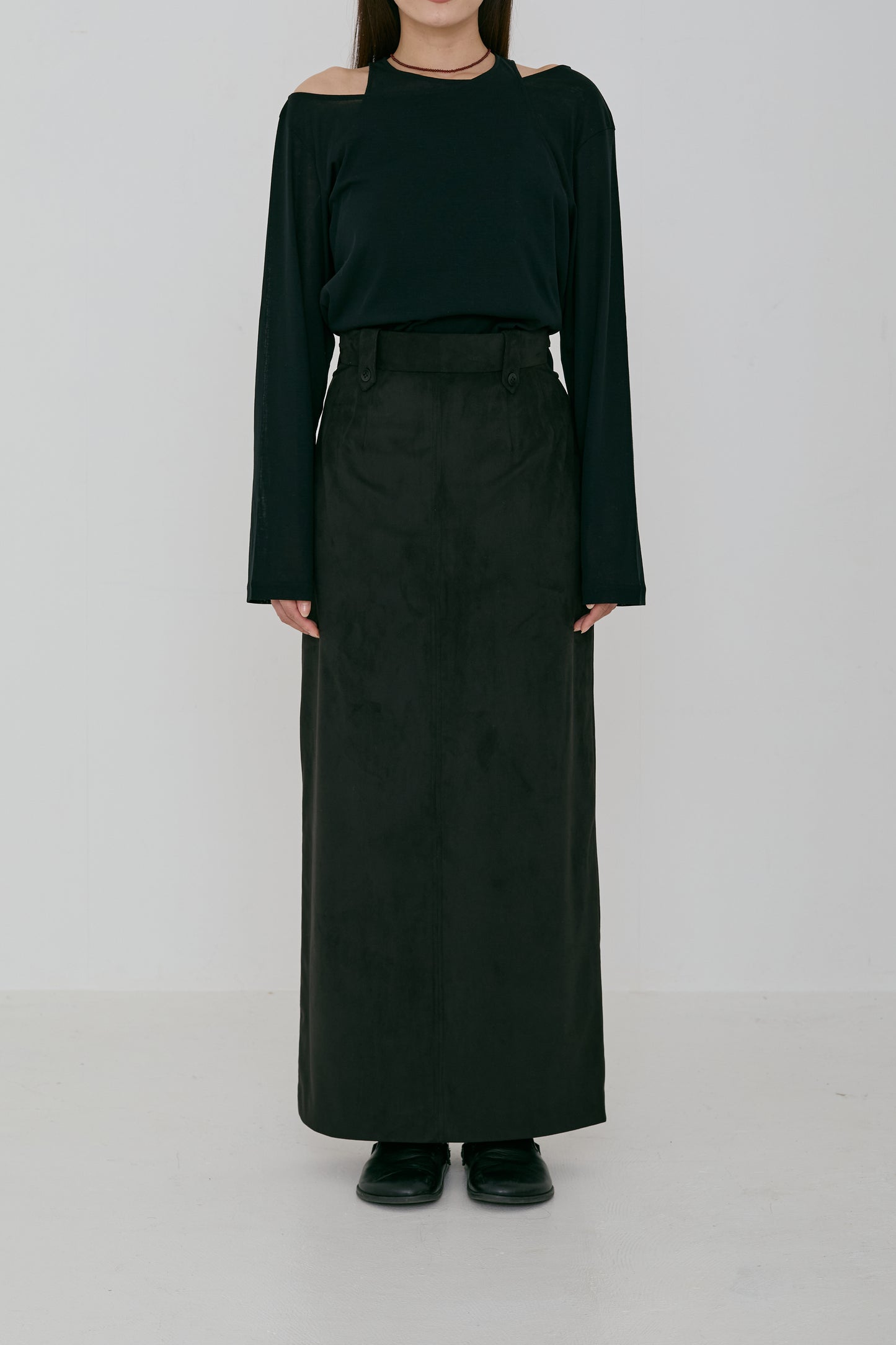 sheer cotton asymmetrical tops (japan made)