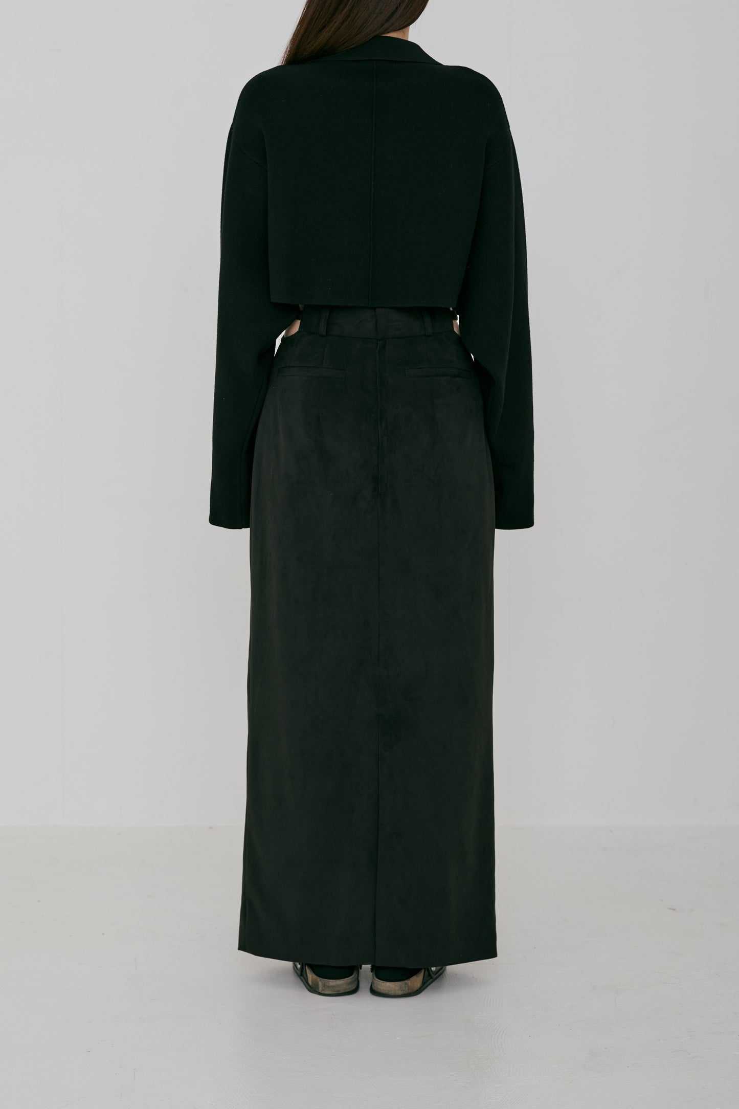 jacquard knit jacket