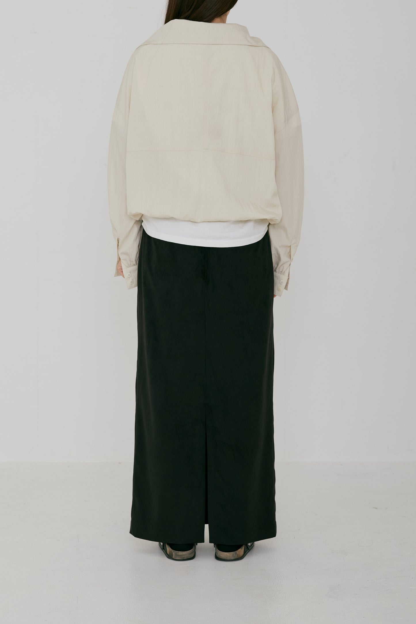 half zip shirt blouse (japan made)