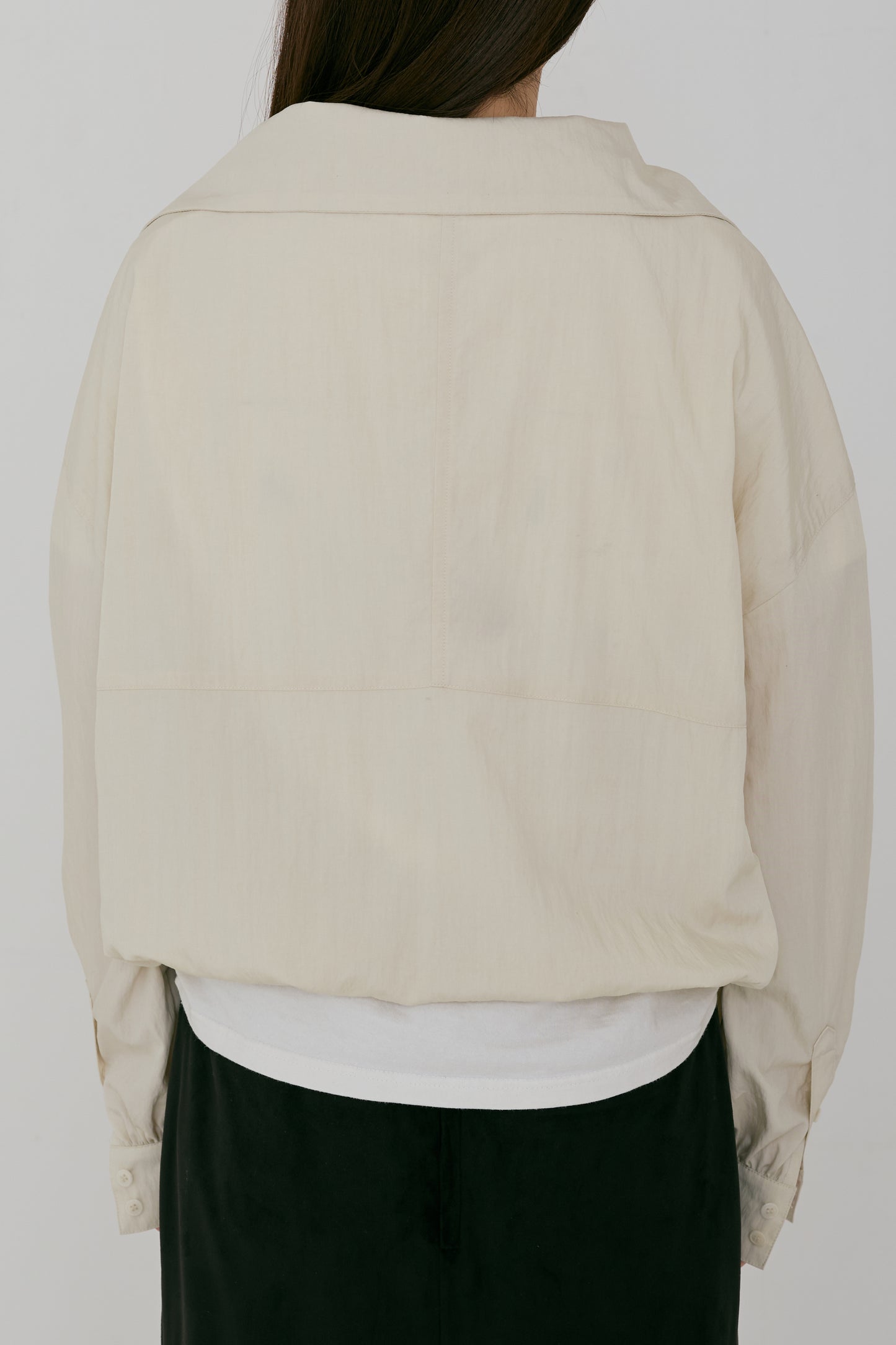 half zip shirt blouse (japan made)