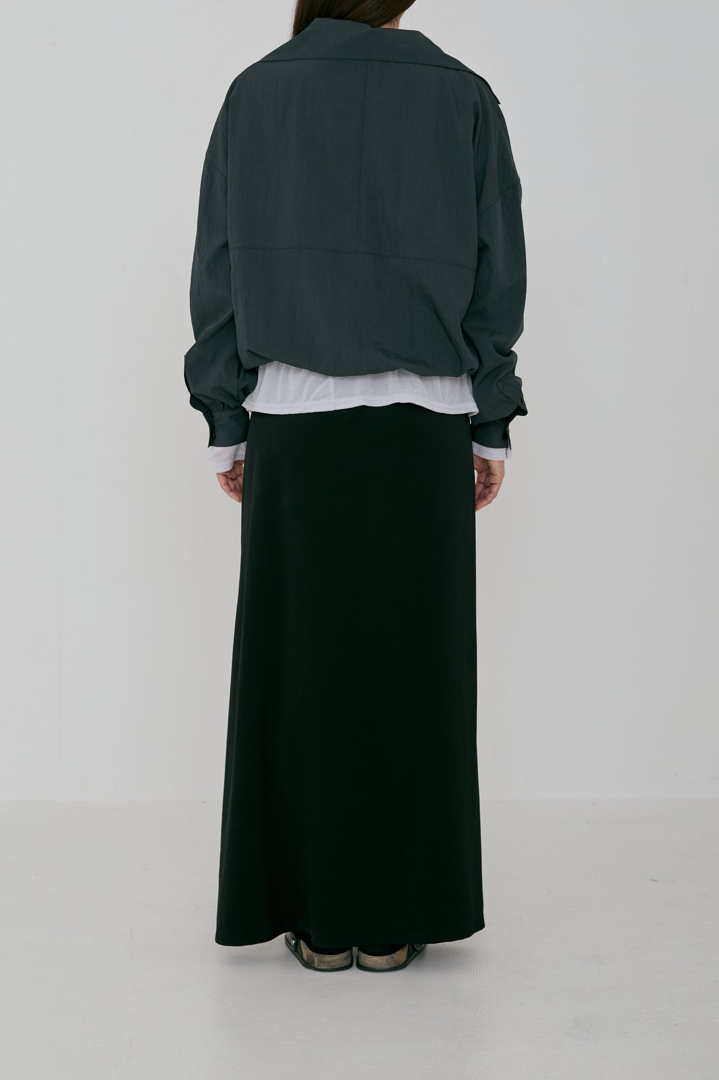 half zip shirt blouse (japan made)