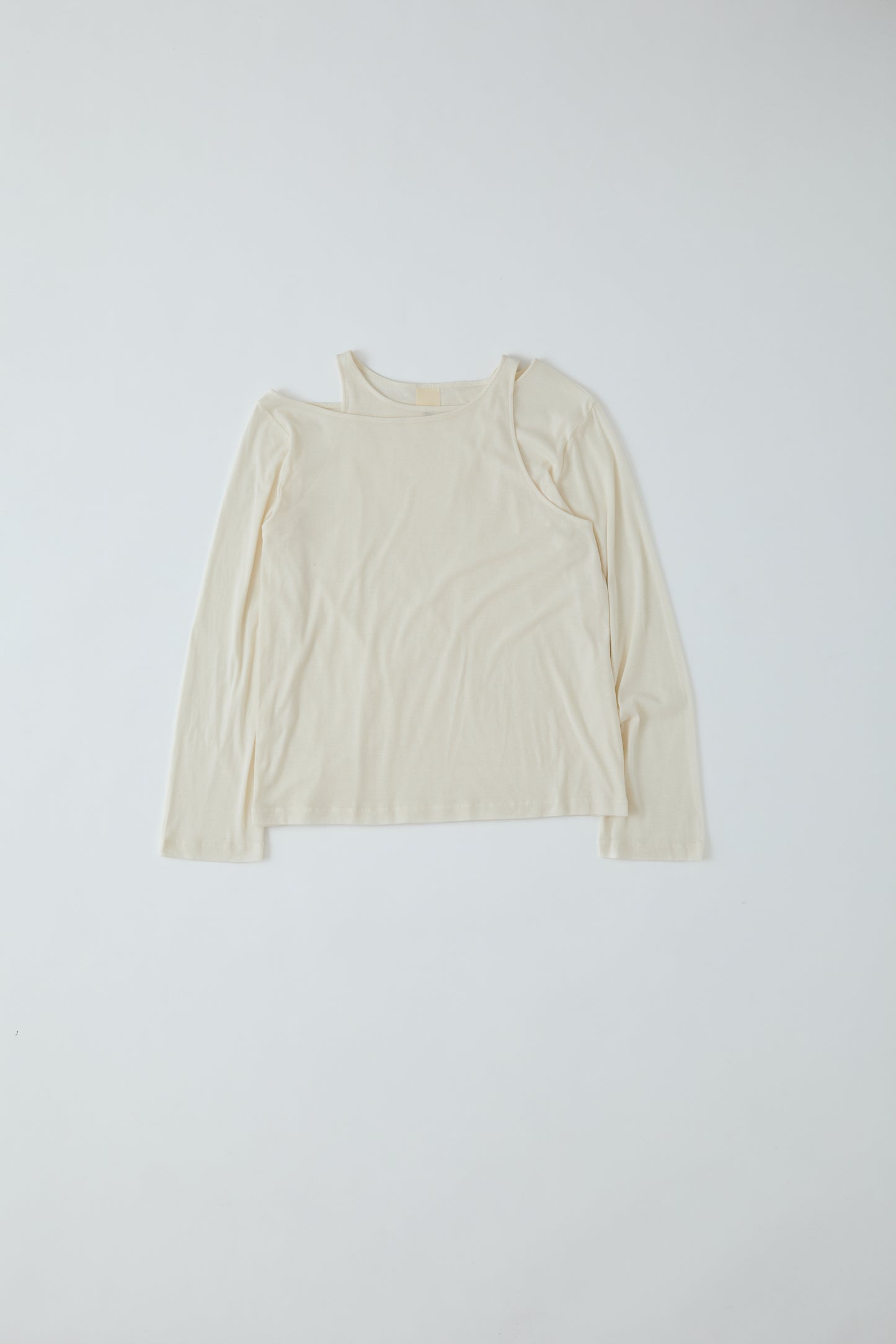 sheer cotton asymmetrical tops (japan made)