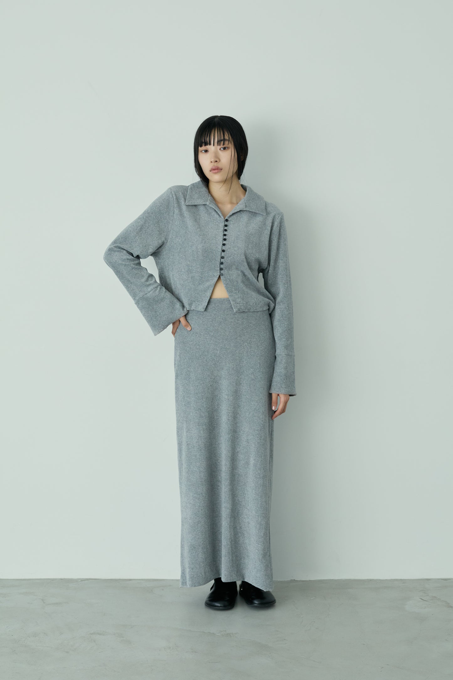 <Restock> Pile fabric shirt tops