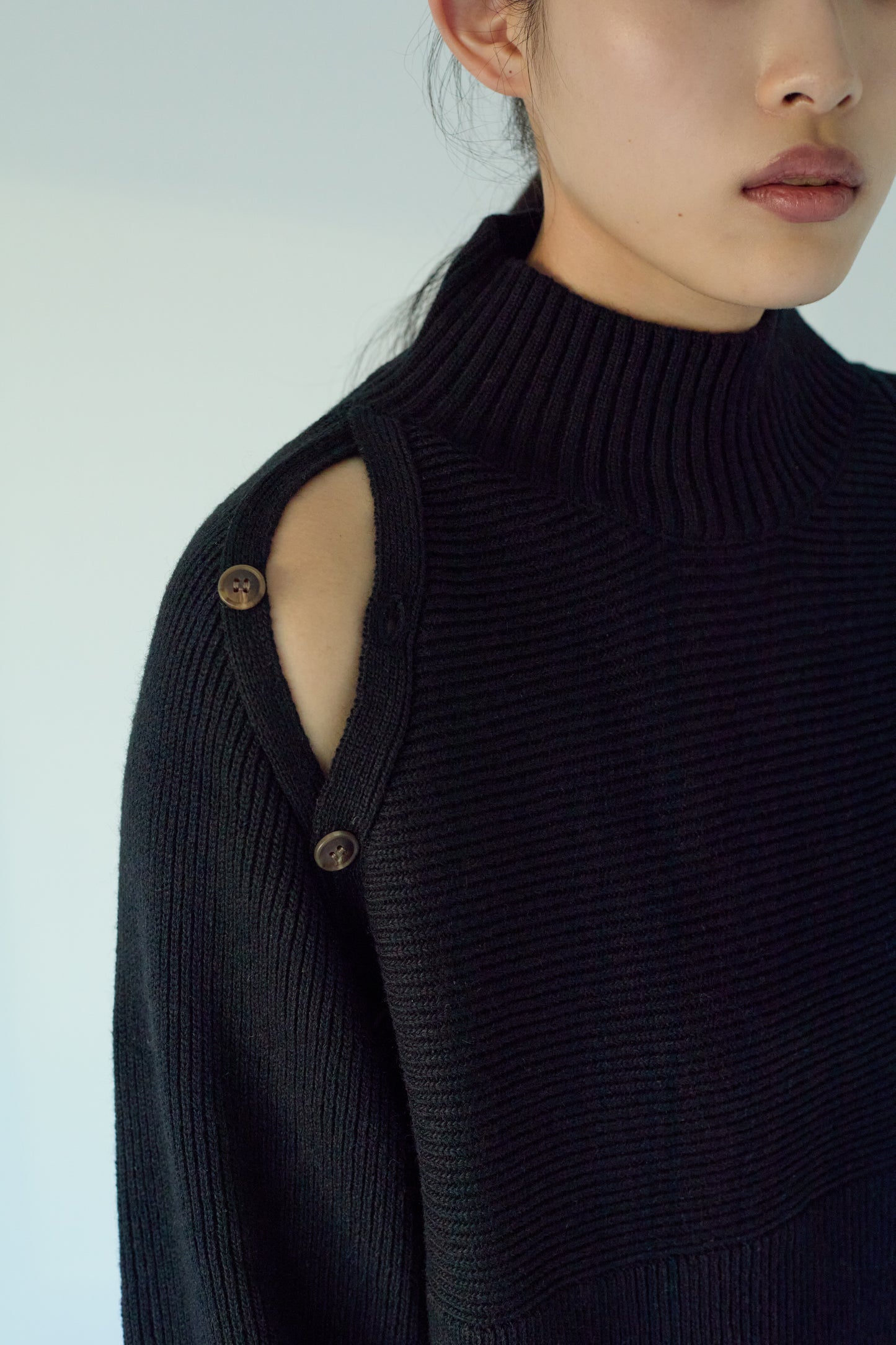 <先行予約 >2way shoulder knit tops