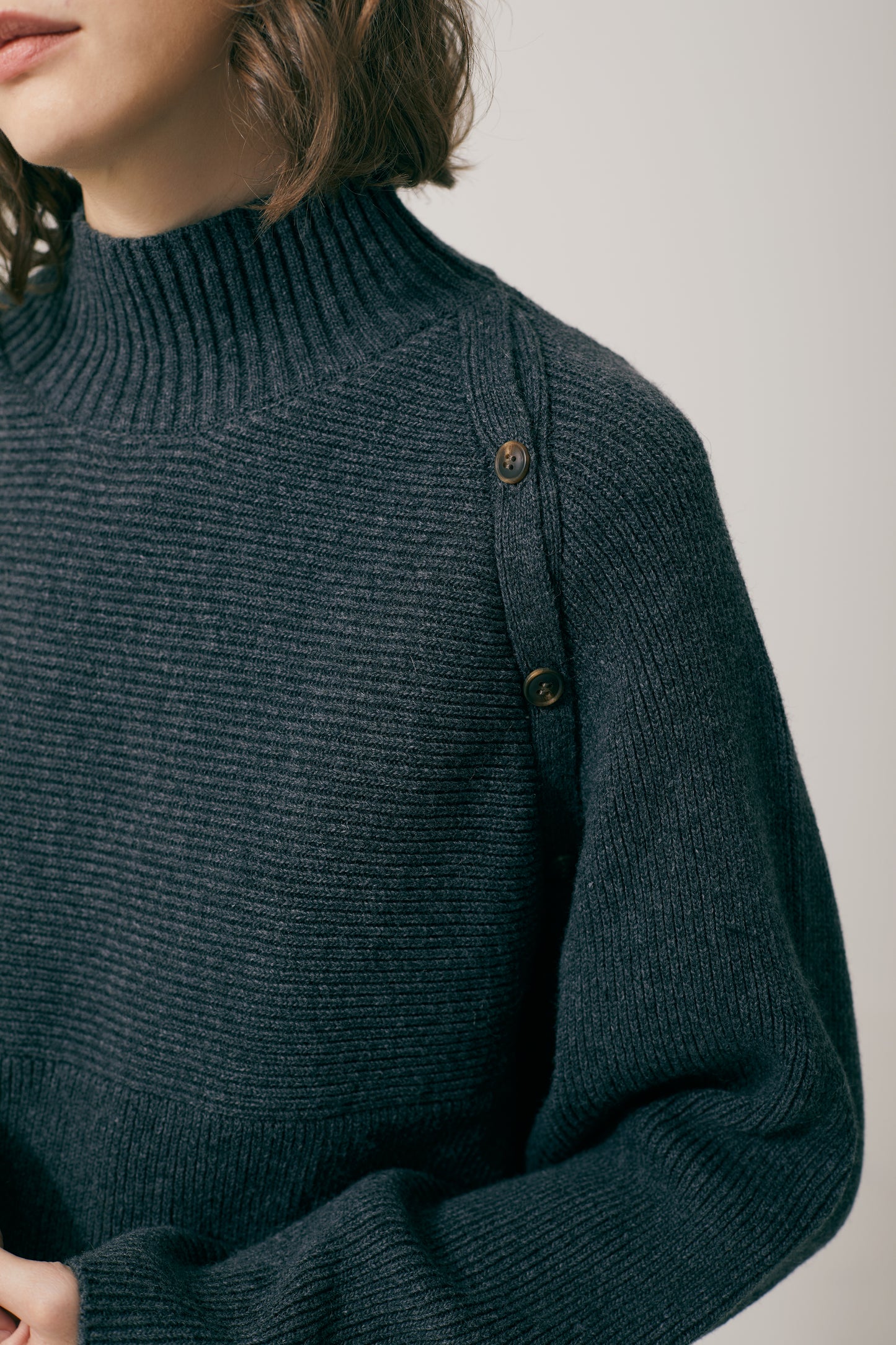 <先行予約 >2way shoulder knit tops