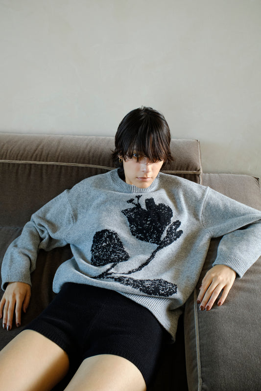 <premium>wool pattern knit