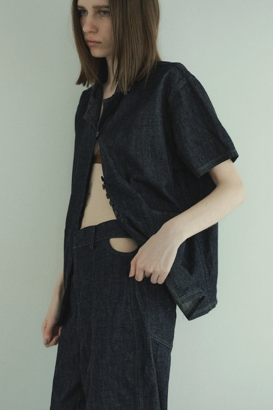 4/30 20:00- denim work shirt jacket