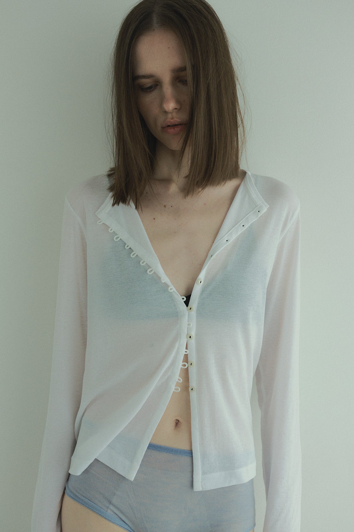 sheer cardigan (japan made)