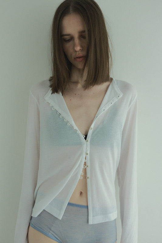 sheer cardigan (japan made)