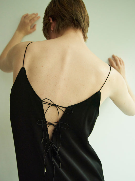 <RE STOCK> Ribon cami dress (japan made)