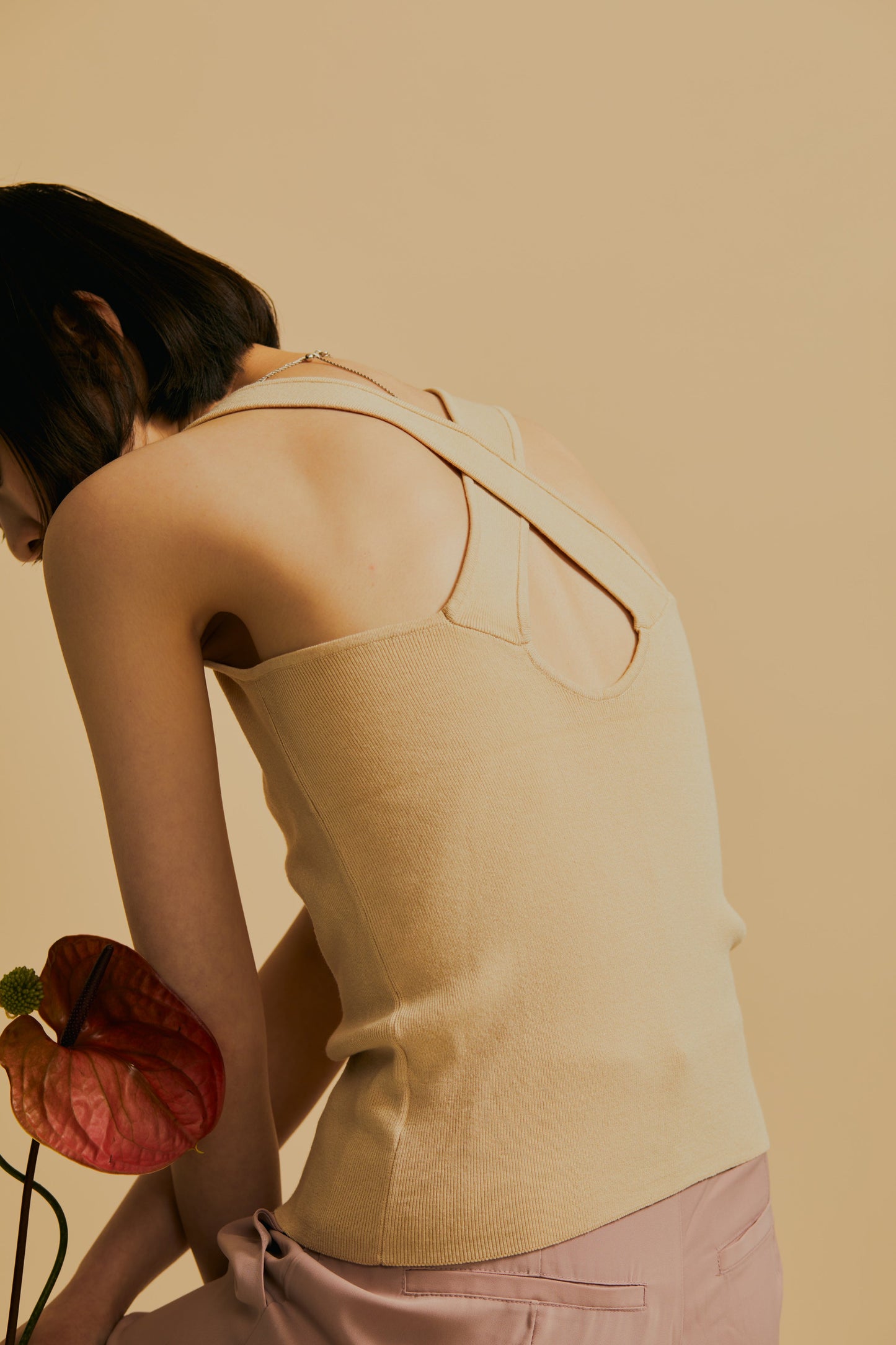 Backcross knitsleeve
