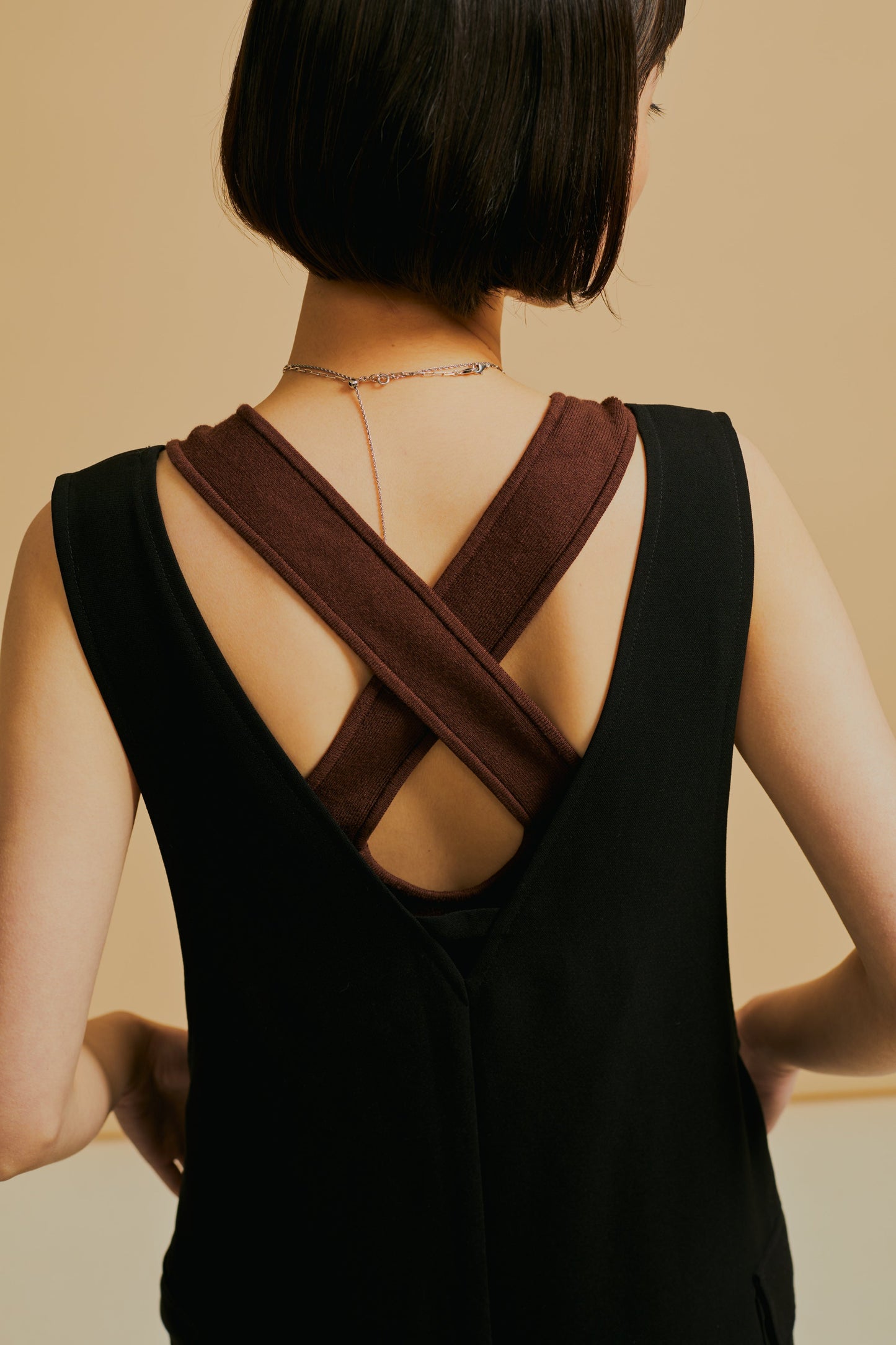 Backcross knitsleeve