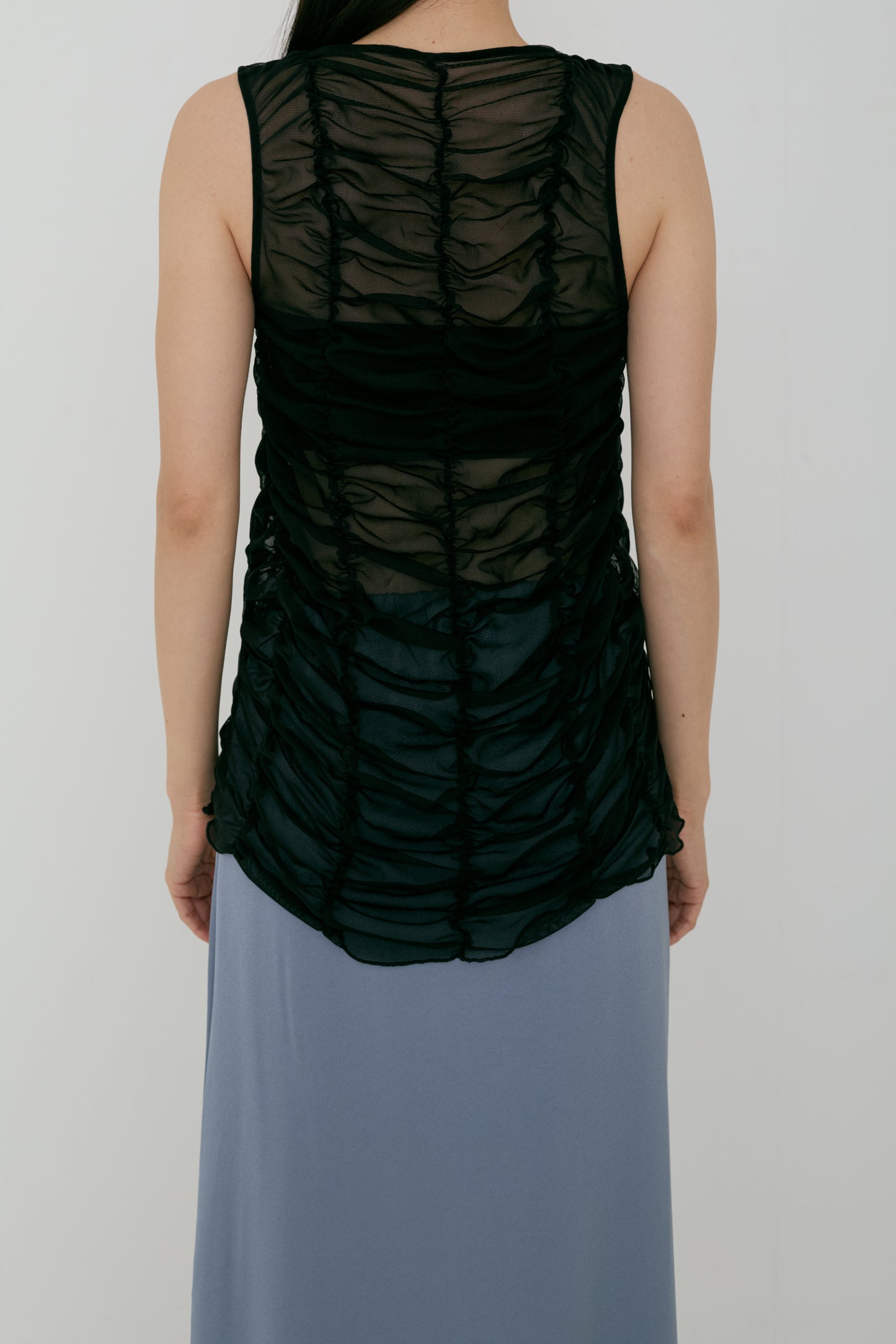 mesh gather sleeve (japan mede)