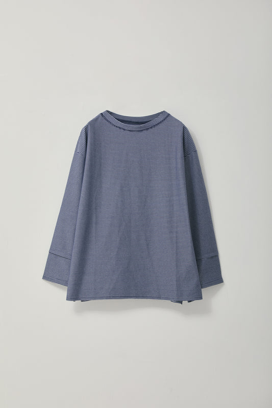 <Re stock>  drop shoulder border tops