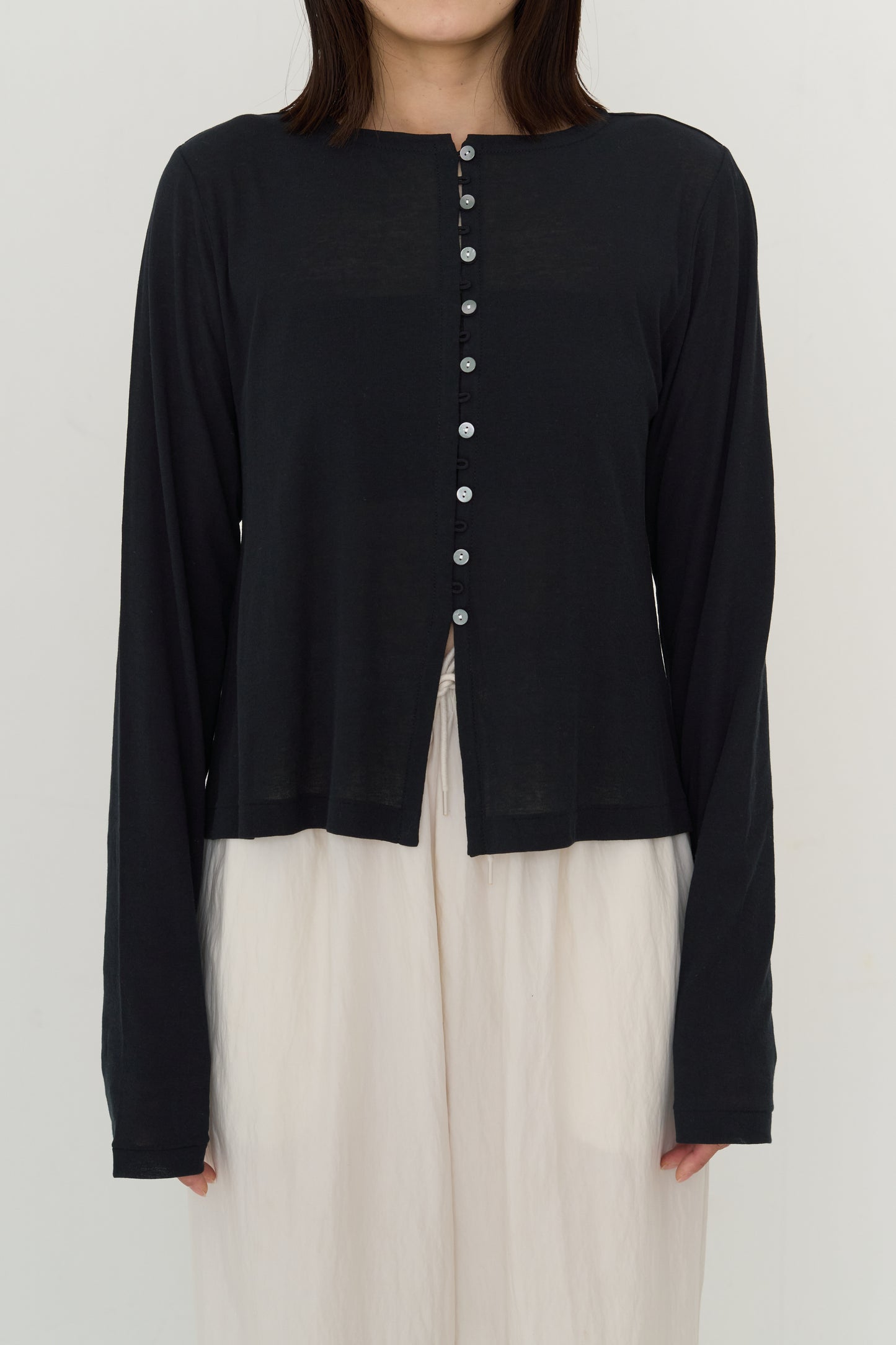 sheer cardigan (japan made)