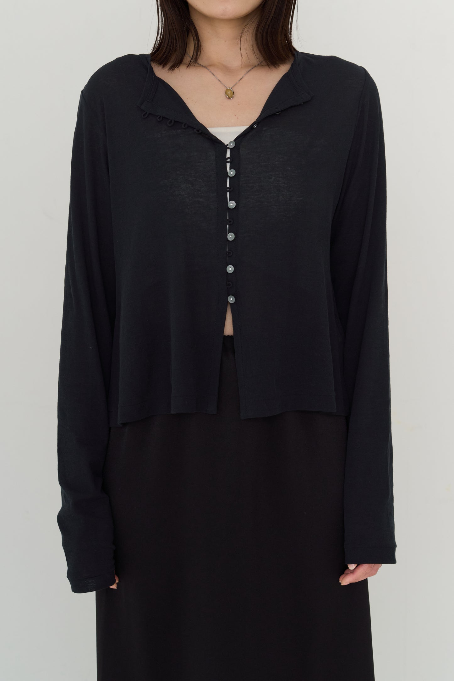 sheer cardigan (japan made)