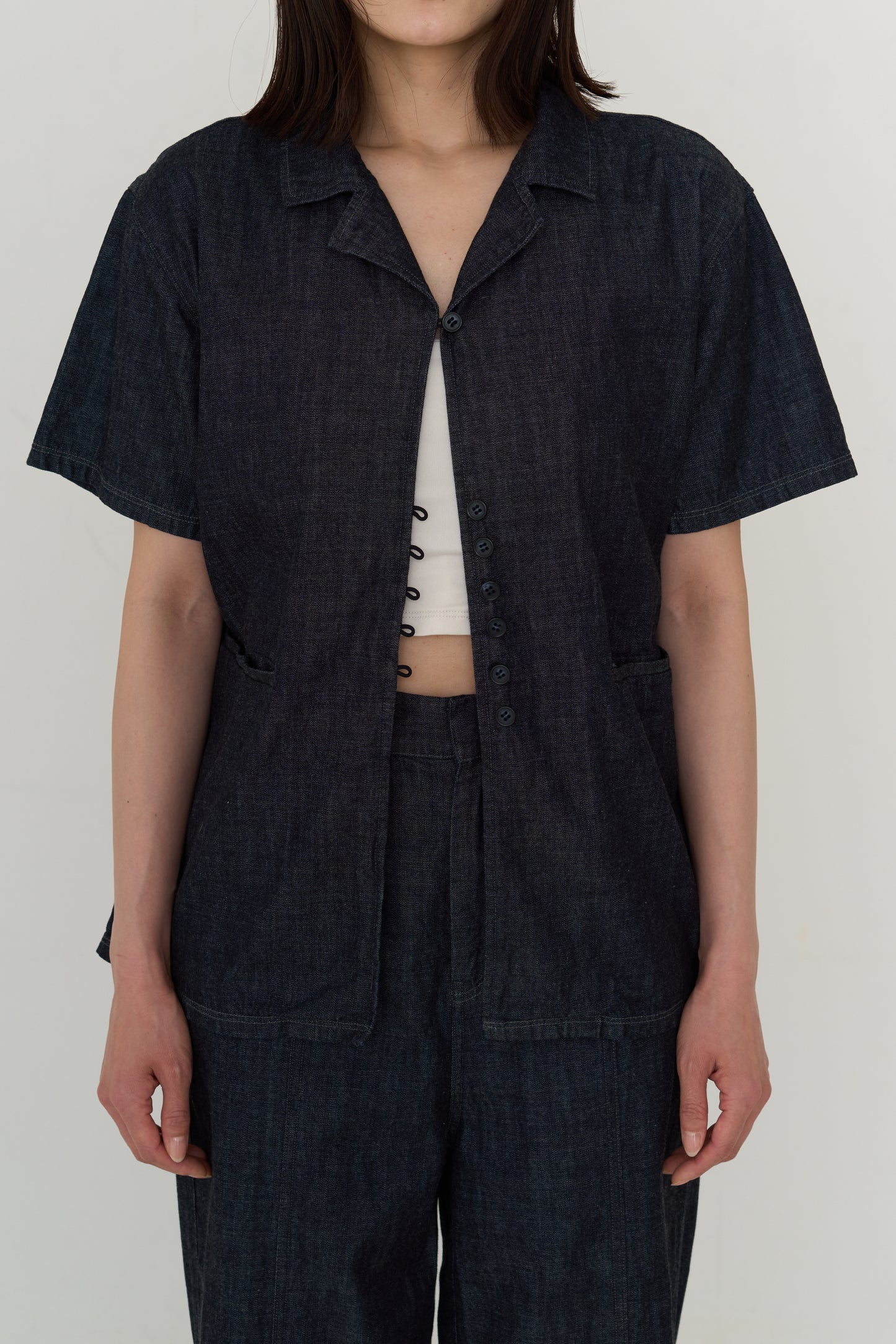 4/30 20:00- denim work shirt jacket