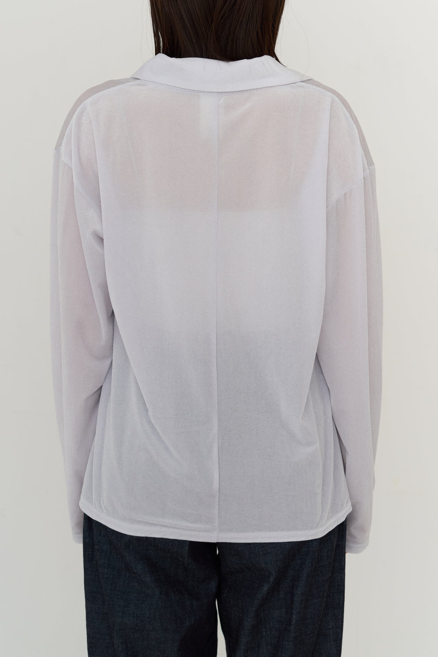 透明天鹅绒衬衫（日本制造）