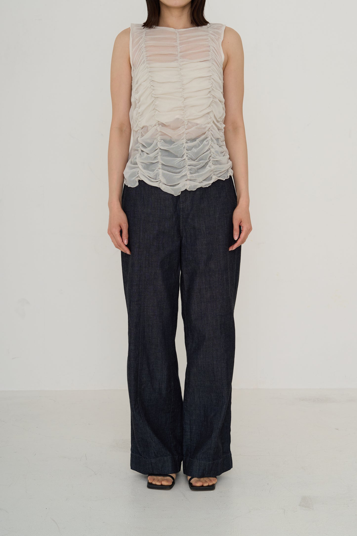 mesh gather sleeve (japan mede)