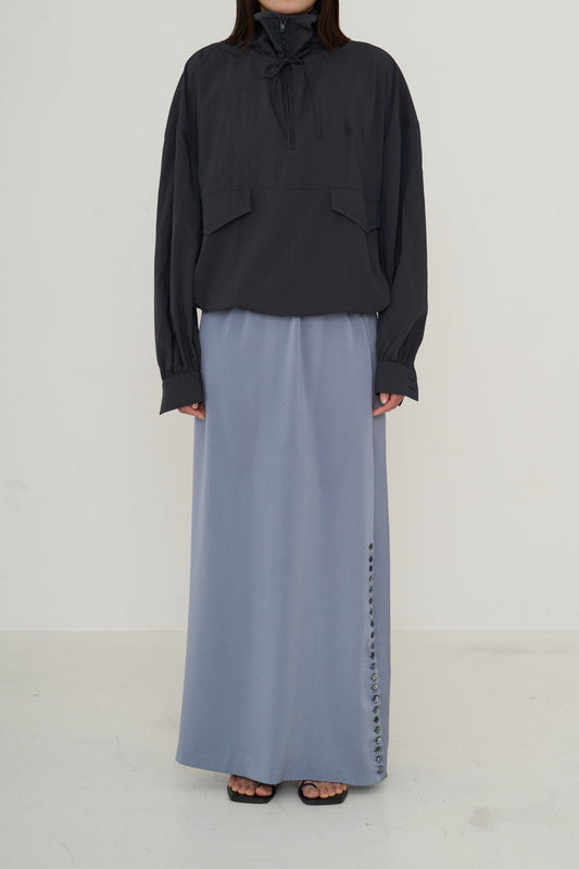 half zip shirt blouse (japan made)