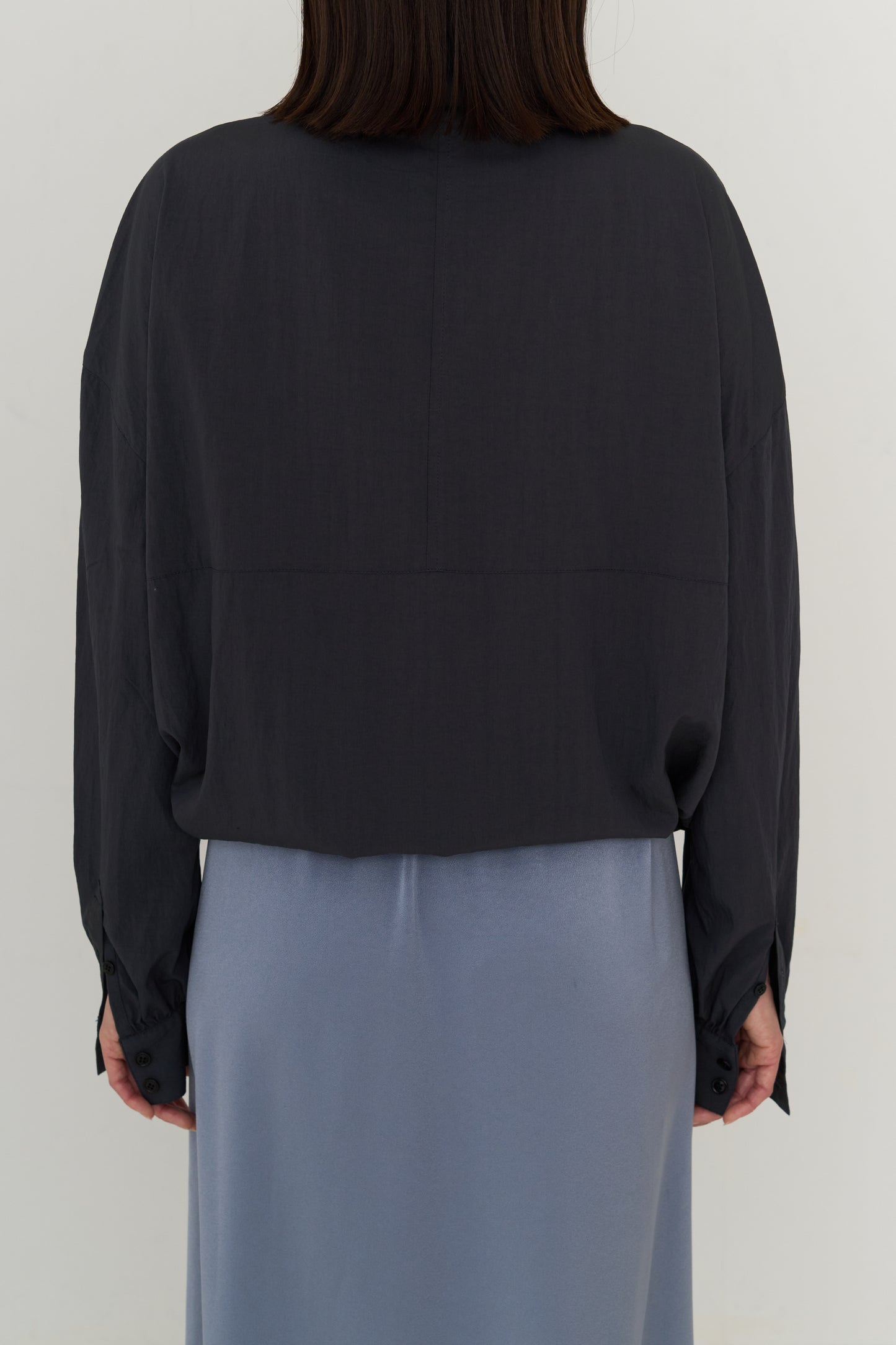 half zip shirt blouse (japan made)
