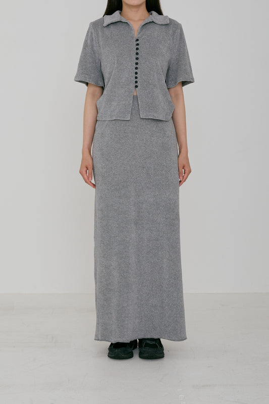 <PRE ODER> Pile fabric skirt (japan made)