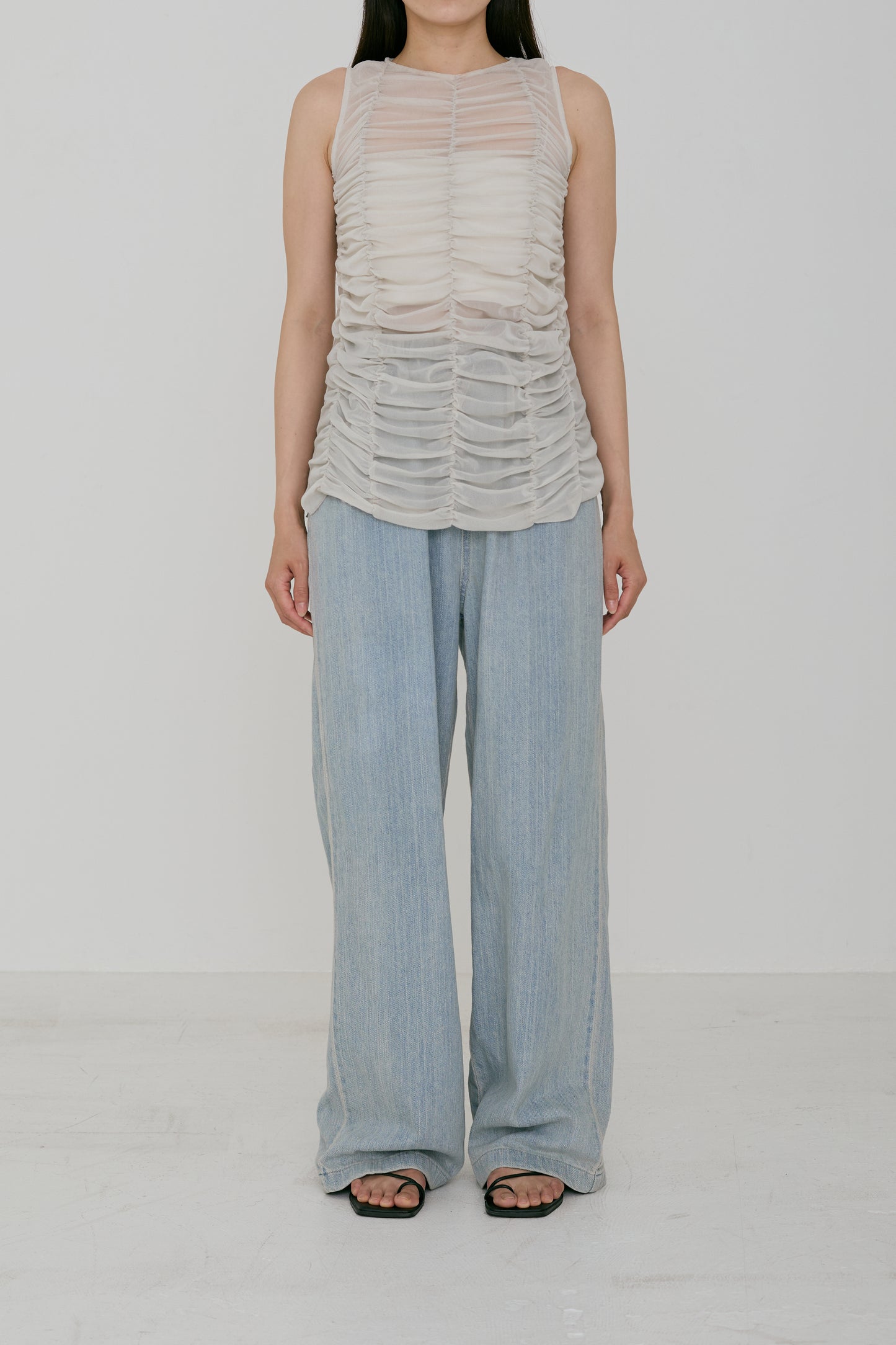 mesh gather sleeve (japan mede)