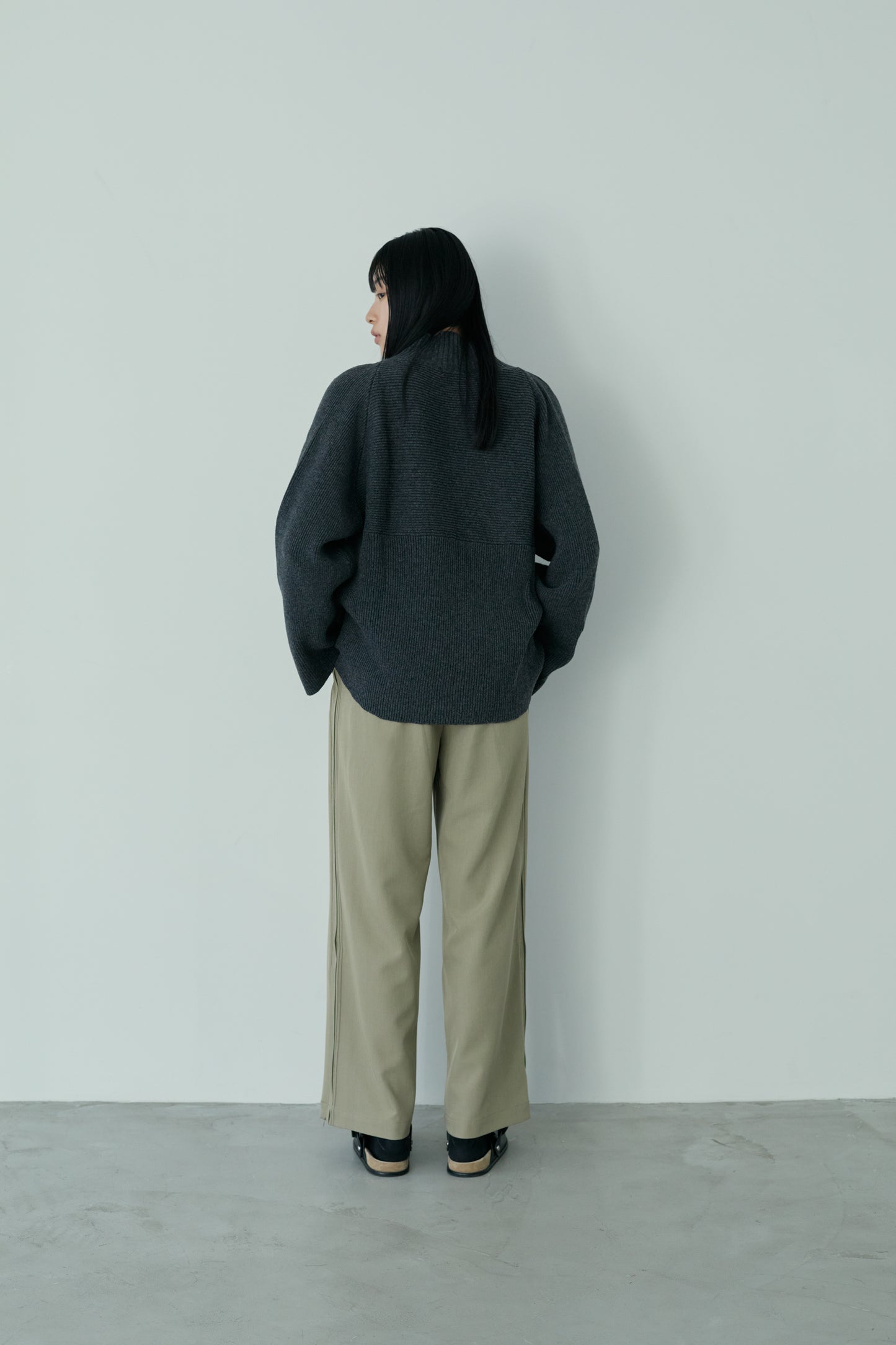<先行予約 >2way shoulder knit tops