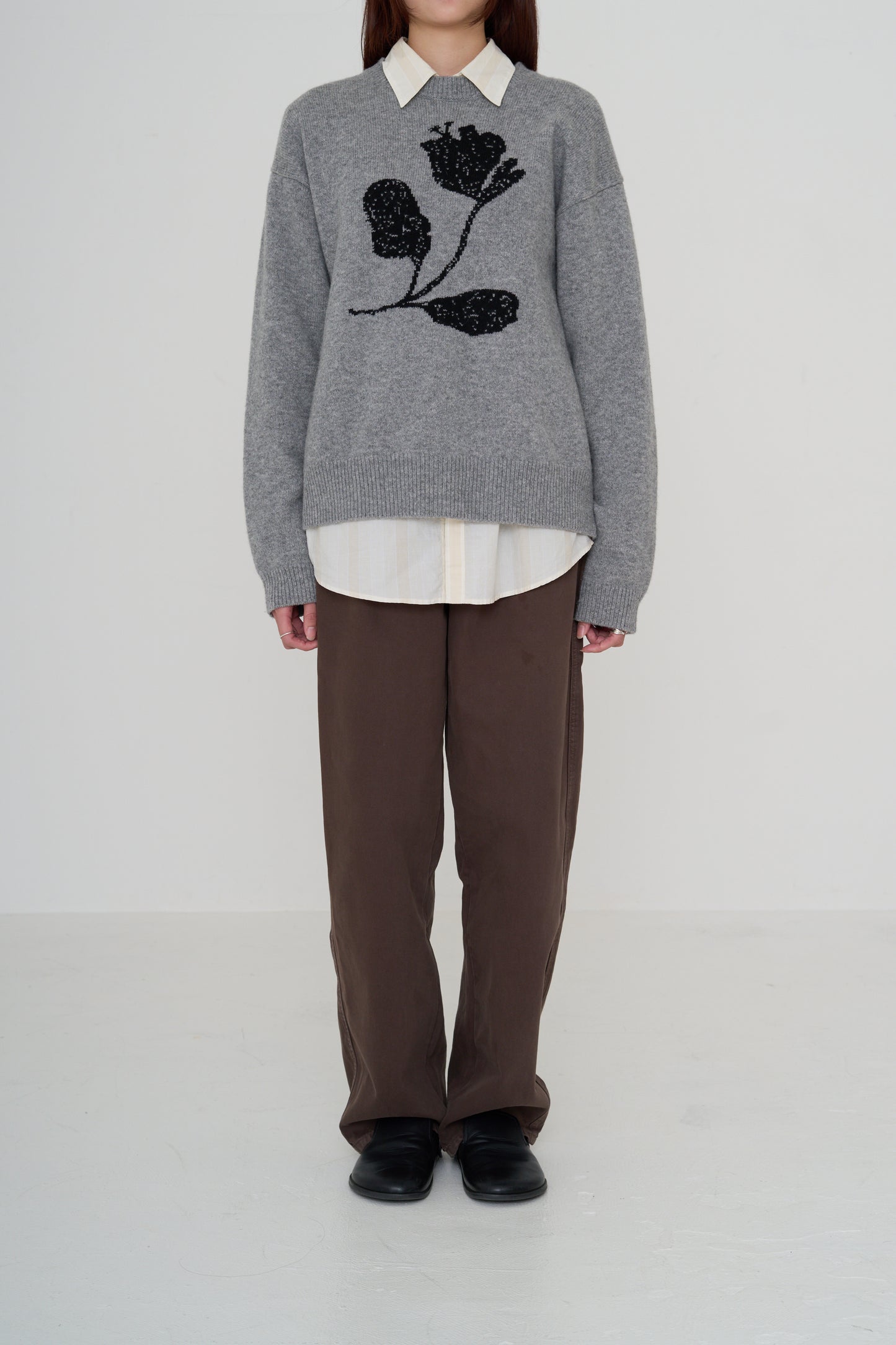 <premium>wool pattern knit