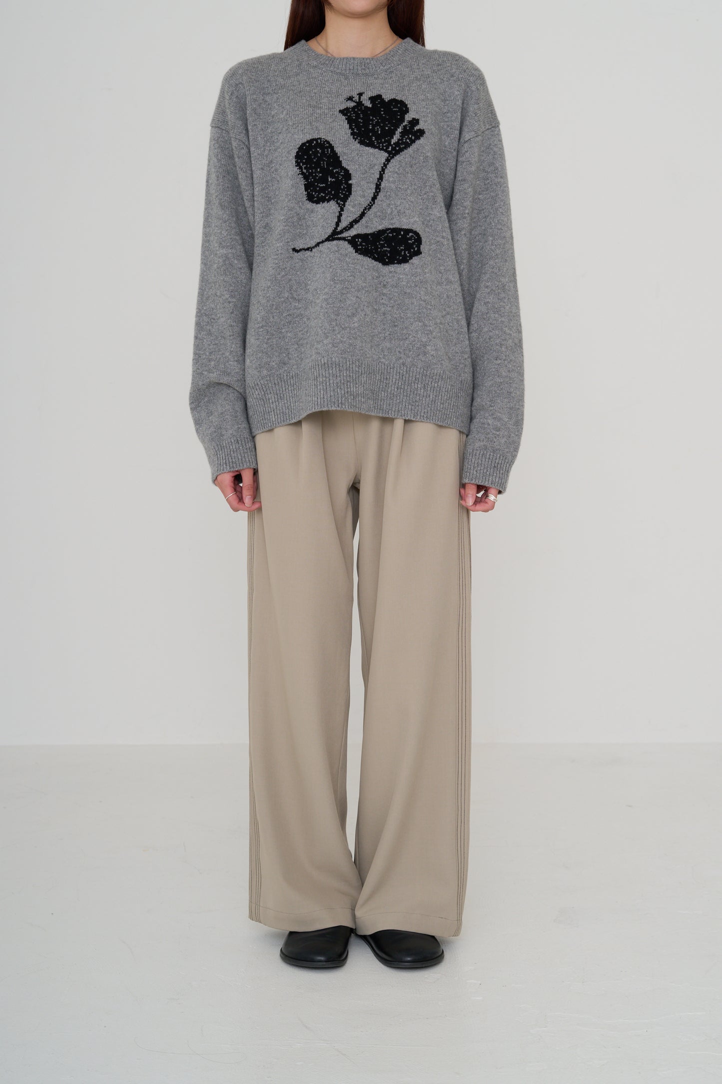 <premium>wool pattern knit