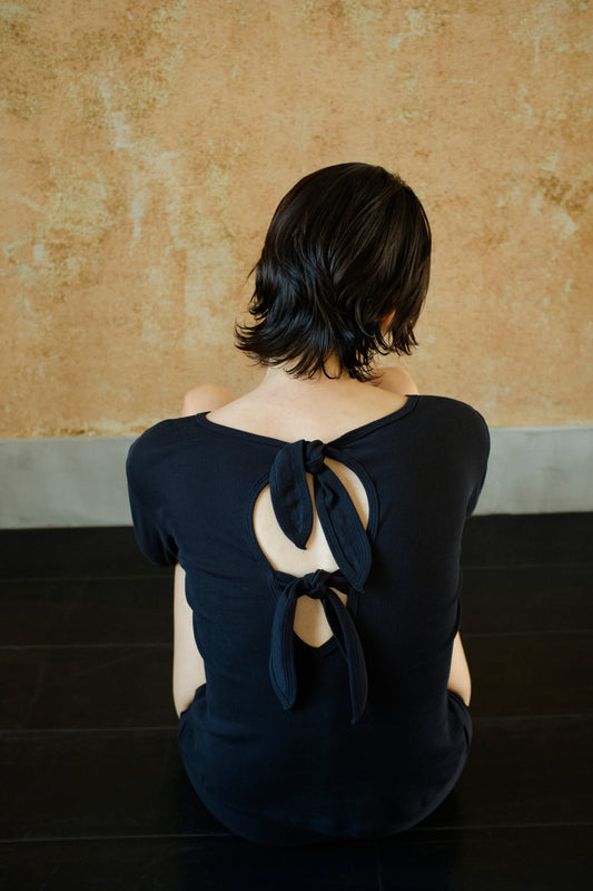 back knot detail tops  (japan made)