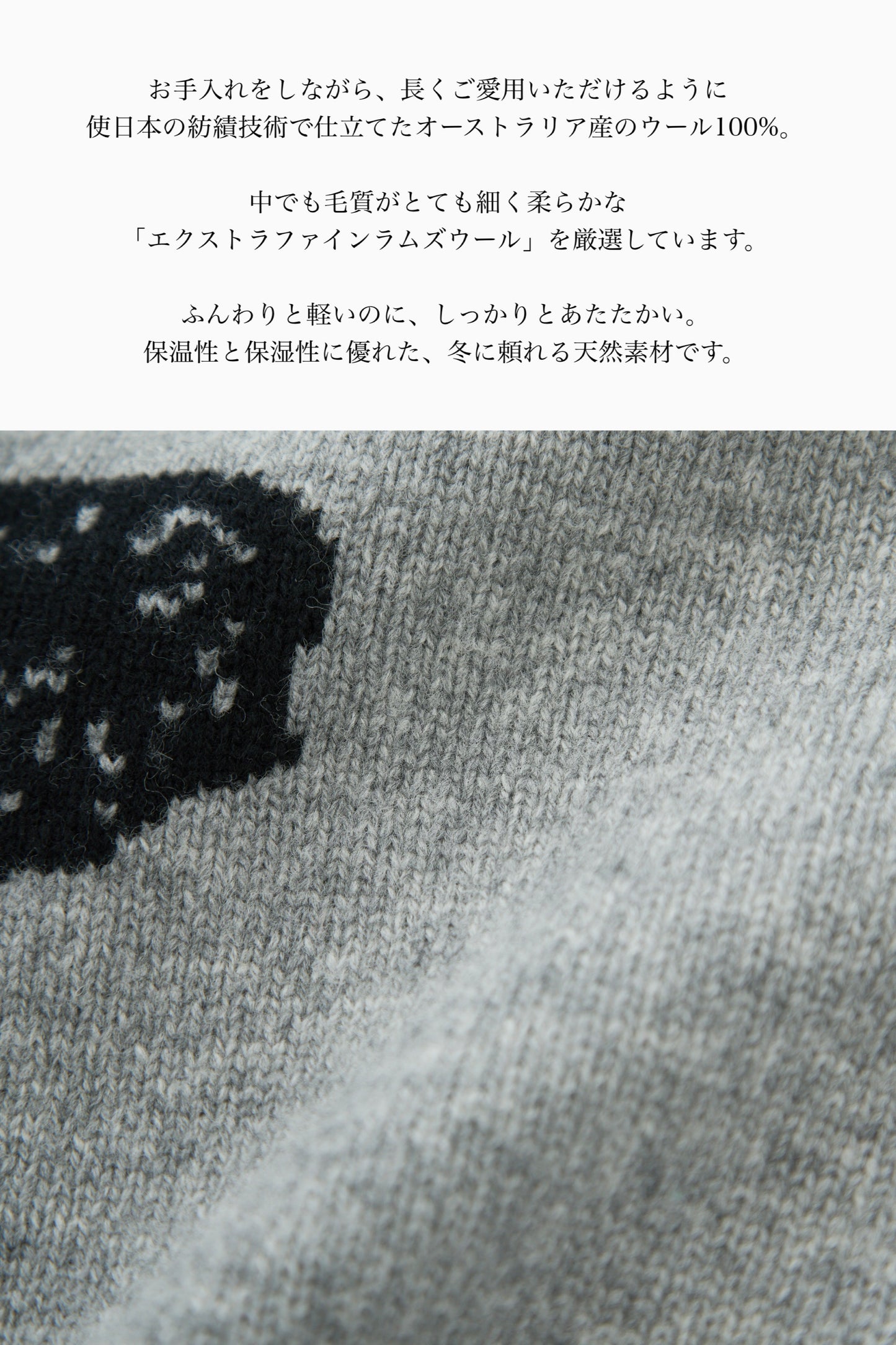 <premium>wool pattern knit