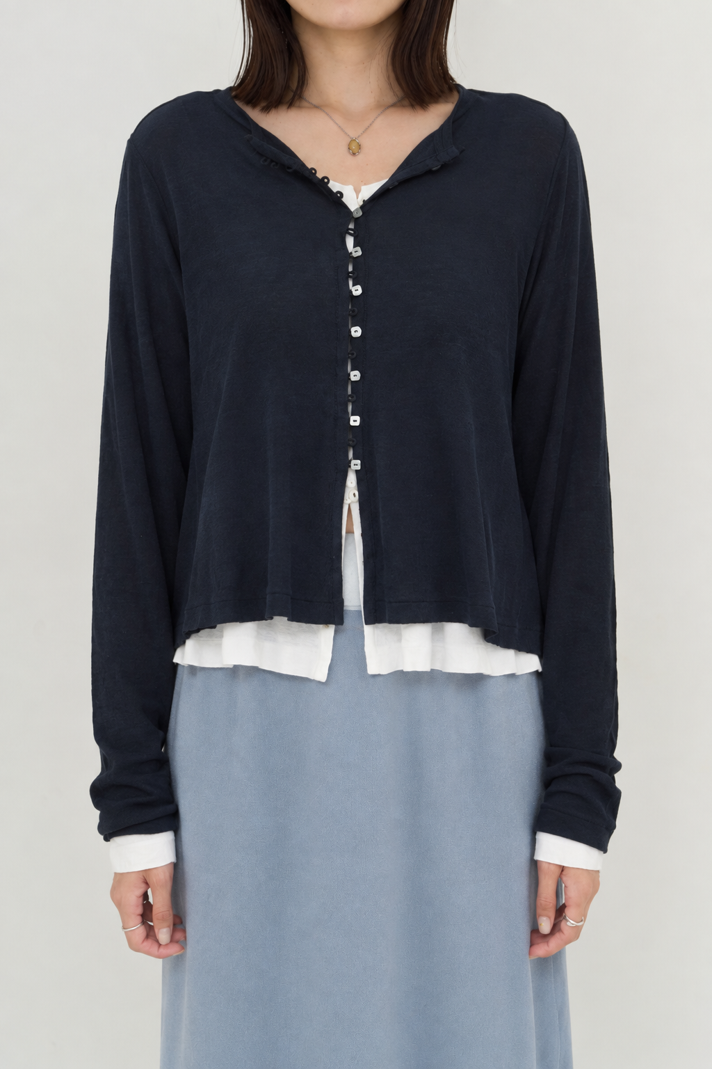 sheer cardigan (japan made)